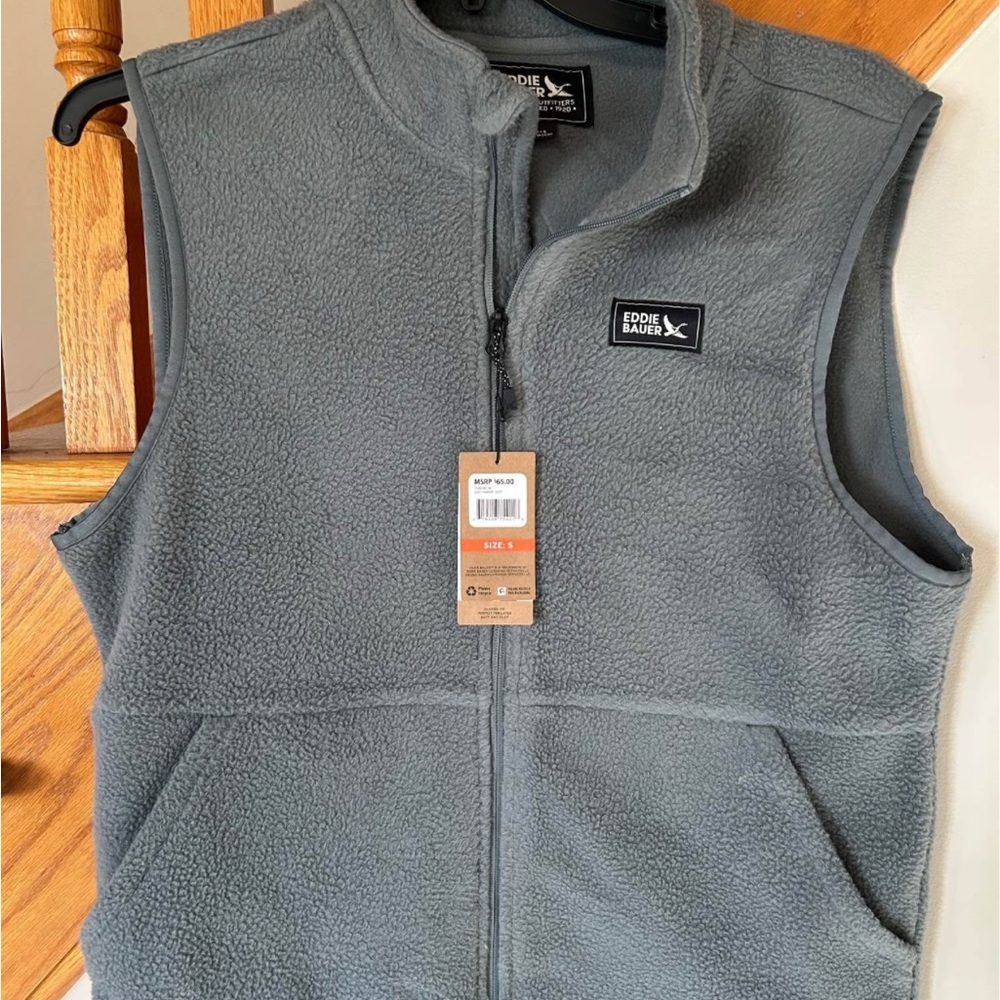Eddie Bauer Gray Fleece Jacket